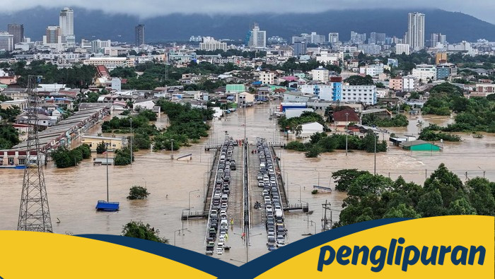 Banjir Parah Thailand: Hujan Seabad Tersulut, 33 Tewas di Hat Yai